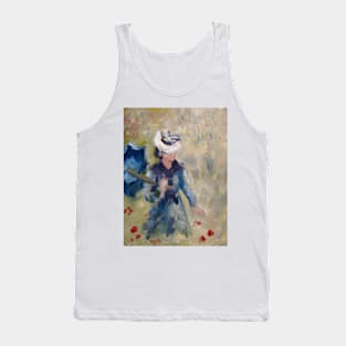 Study of Monet's "Poppy Fields" Tank Top